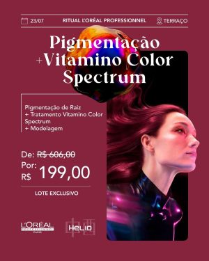 Pigmentação L'Oréal + Tratamento Vitamino Color Spectrum (23/07)