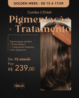 Pigmentação + Vitamino Color Spectrum (15 a 17/09)
