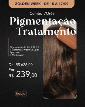 Pigmentação + Vitamino Color Spectrum (15 a 17/09)